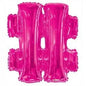 34"  Letter Balloon - Hashtag - Pink