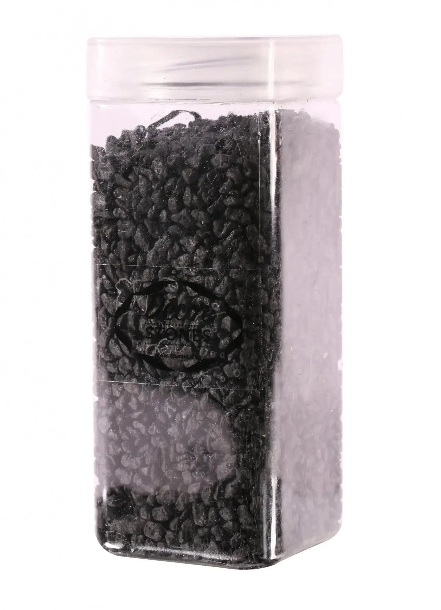 750 Gram Jar of Black Pebbles - Bristow Direct 