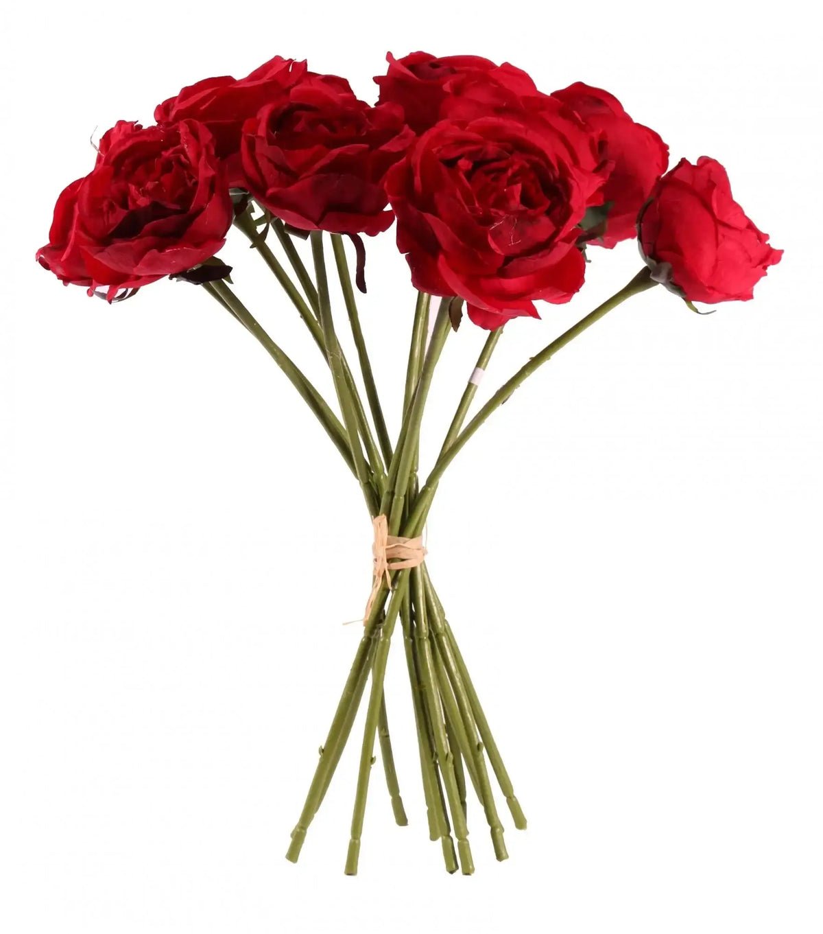 Luxury red silk roses bouquet for home décor or gifting, perfect for birthdays and weddings