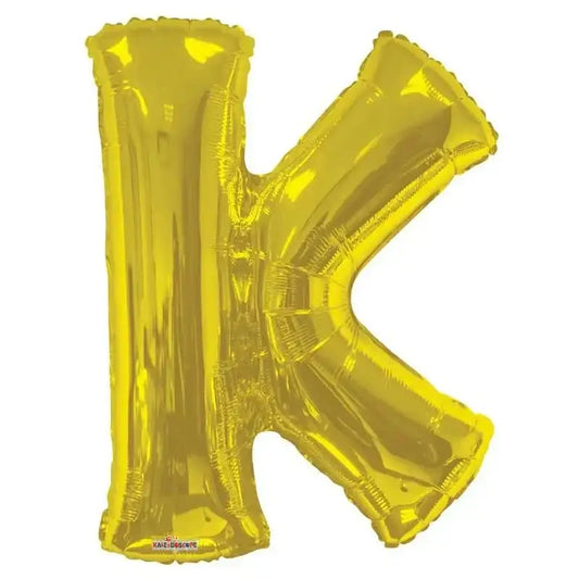 34 Inch Letter Balloon - K - Gold