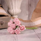 Bunch of 8 Baby Pink Foam Tea Rose Bud