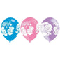 Shimmer and Shine 4 Sided Latex Balloons (6pk)