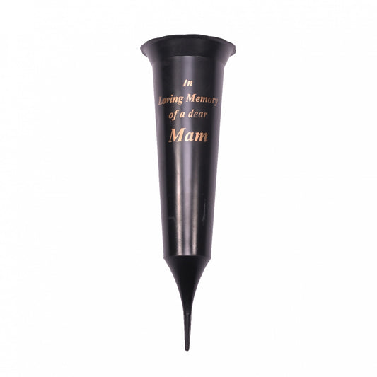 Discover the Black Spike Mam Grave Vase 32cm at Bristow Direct