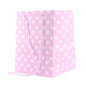 Lilac Polka Dot Hand Tie Bag