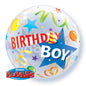 22inch Birthday Boy Bubble Balloon