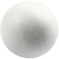 White foam craft ball for DIY home décor and gift projects, perfect for creative celebrations