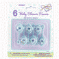 Blue Baby Rattle 2.5'' Favours Baby Shower decorations pk6