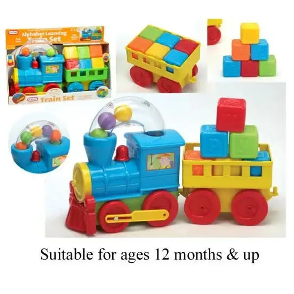 Train Set  with trailer and Blocks