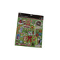 Xmas Design Asstd Sticker Sheet Type 1 In Opp Bag W/head
