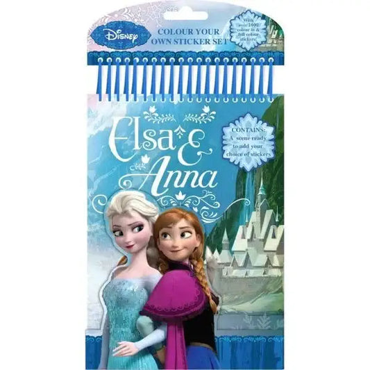Pack of 1000 Disneys Frozen Colour Your Own Sticker Set - Great ValueExclamtion Mark!