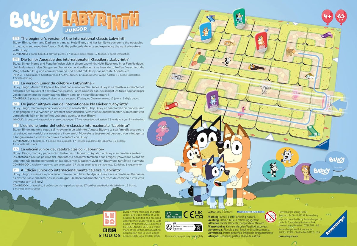 Ravensburger Bluey - Labyrinth Junior