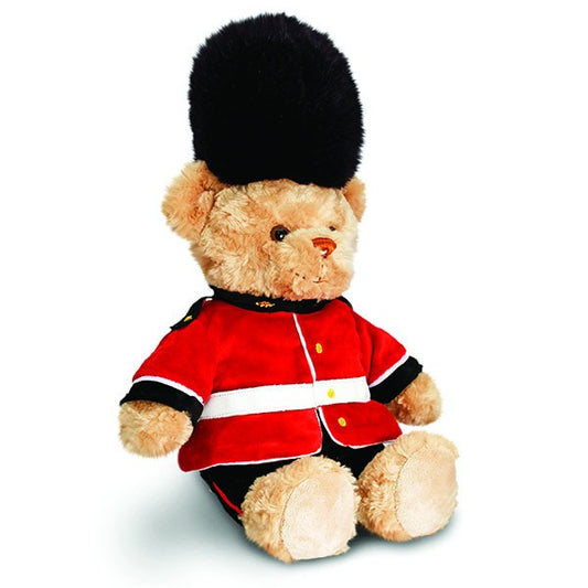 25cm London Guardsman Bear Soft Plush By Keel Toys - Souvenir - Bristow Direct 