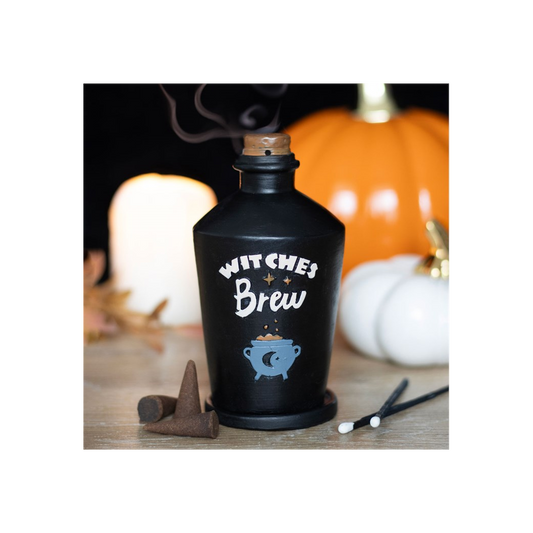Witches Brew Potion Bottle Incense Cone Burner