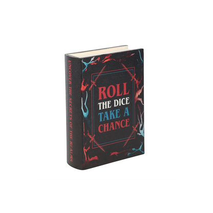 Roll the Dice, Take a Chance Book Shaped Storage Box