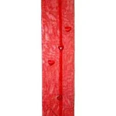 Sheer Wall Hanger with Hearts