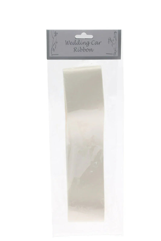 Ivory Wedding Car Ribbon