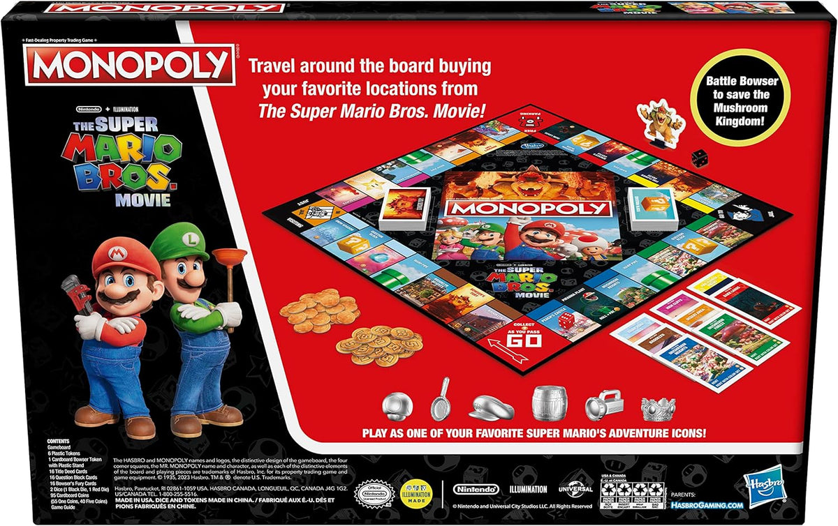 Monopoly The Super Mario Bros. Movie Edition