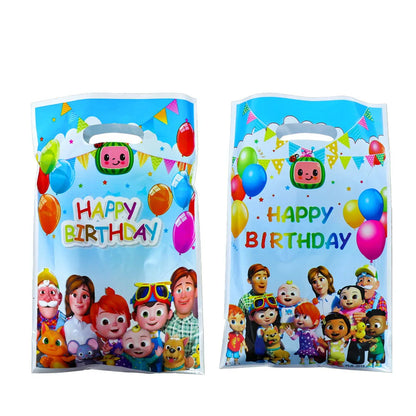 Cocomelon Kids Birthday Party Decorations Balloons Cups Plates Baby Shower Gift