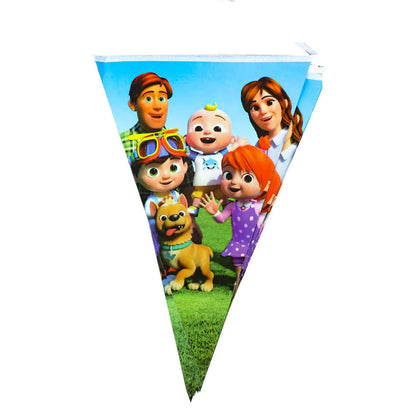 Cocomelon Kids Birthday Party Decorations Balloons Cups Plates Baby Shower Gift
