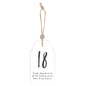18 Milestone Birthday Hanging Sentiment Sign