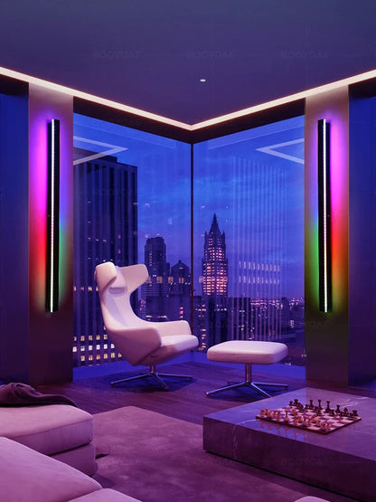 Smart Outdoor Wall Light - Colourful Remote-Controlled Porch & Patio Lamp