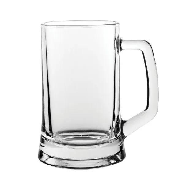 Large Straight Sided Glass Tankard - 670ml