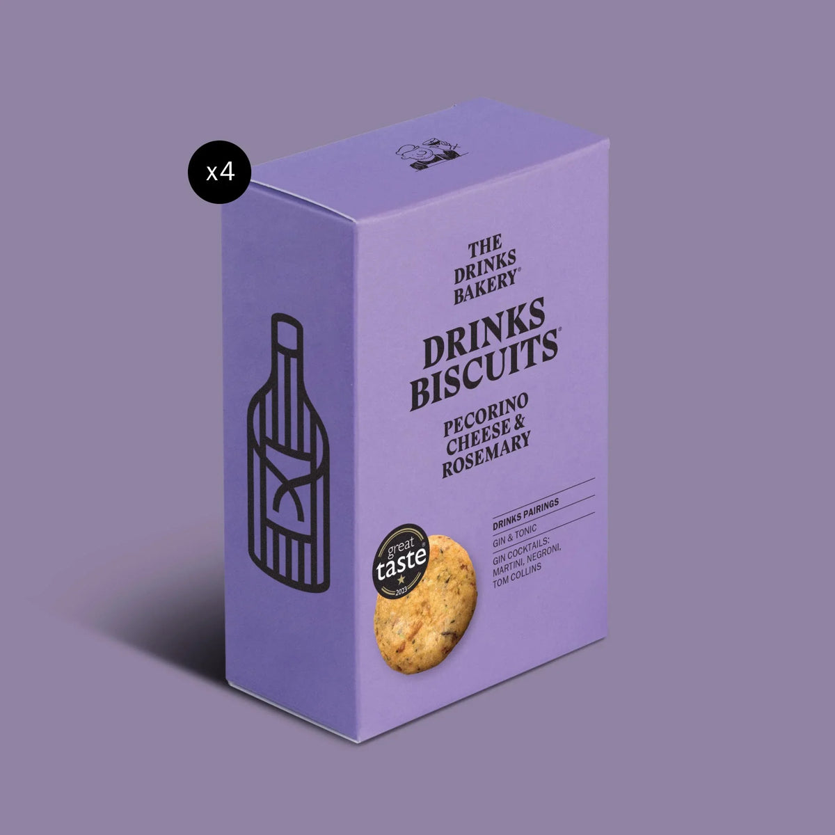 Pecorino Cheese & Rosemary Drinks Biscuits