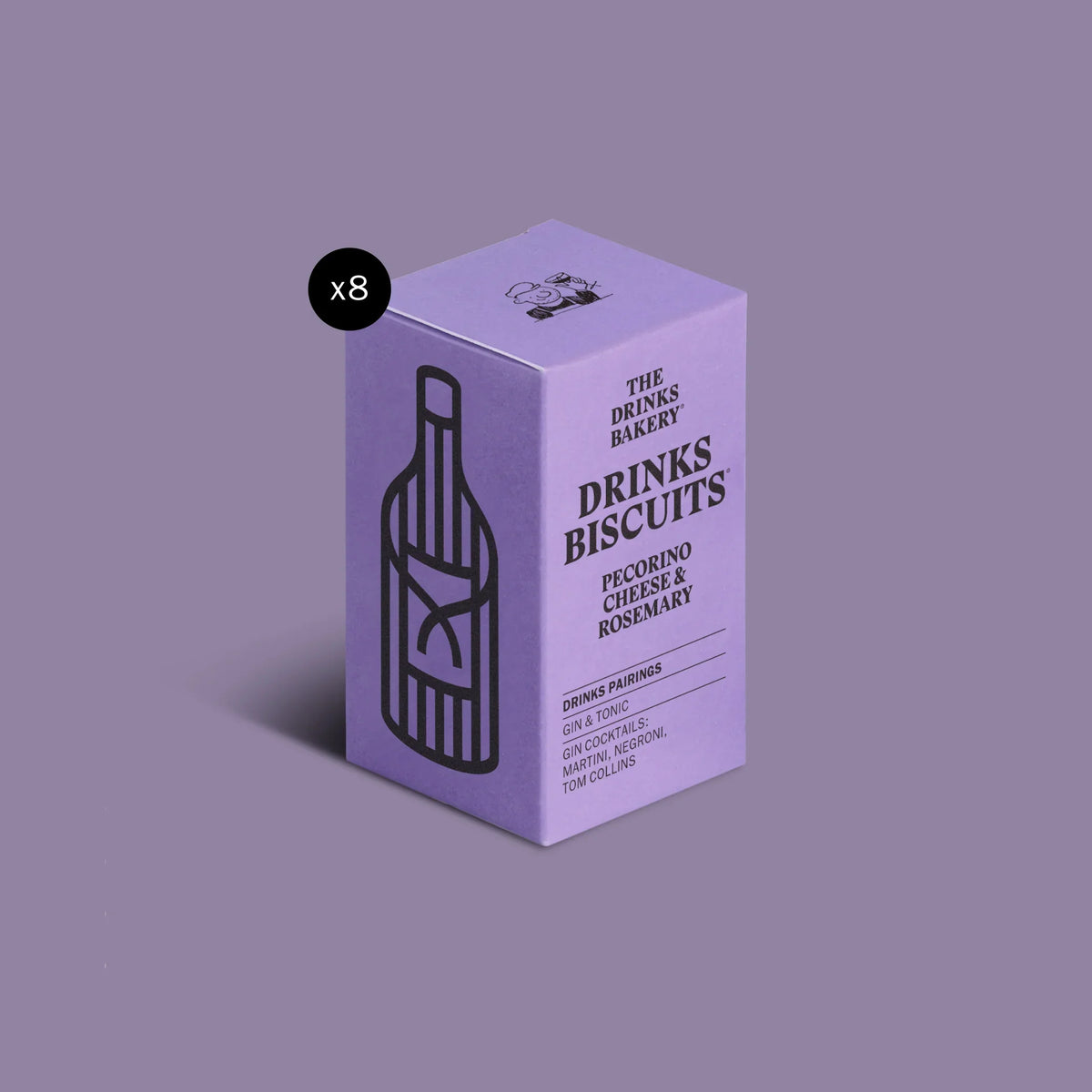 Pecorino Cheese & Rosemary Drinks Biscuits