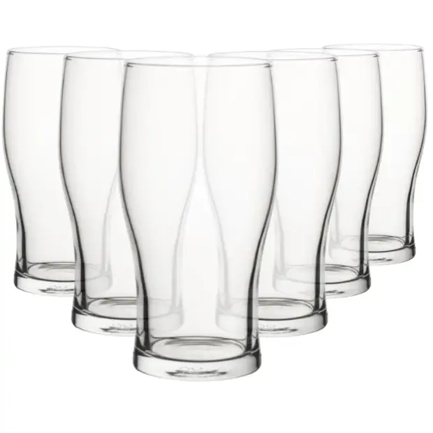 Tulip Pint Glasses - 570ml - Set of 6