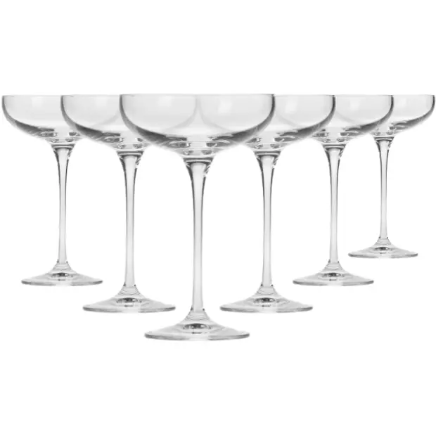 Krosno Champagne Saucers - 240ml - Set of 6