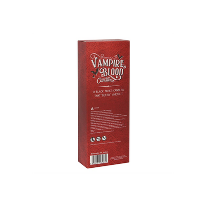 Set of 8 Vampire Blood Taper Candles