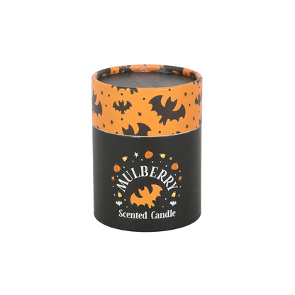 Bat Print Mulberry Candle