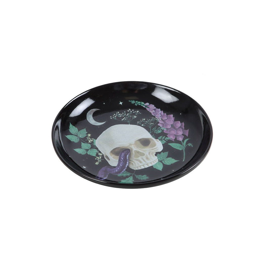 Venom & Vines Skull Trinket Dish