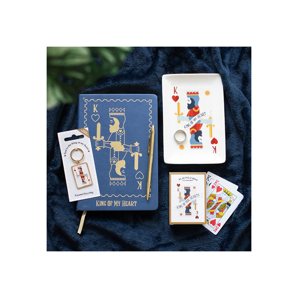 King of My Heart Playing Card A5 Notebook