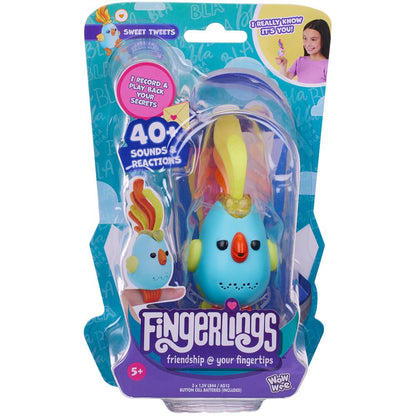Fingerlings Sweet Tweets Interactive Bird: Lionel