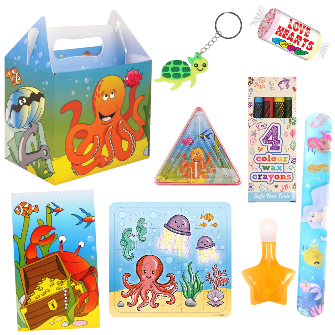Sealife Theme Pre-Filled Party Boxes