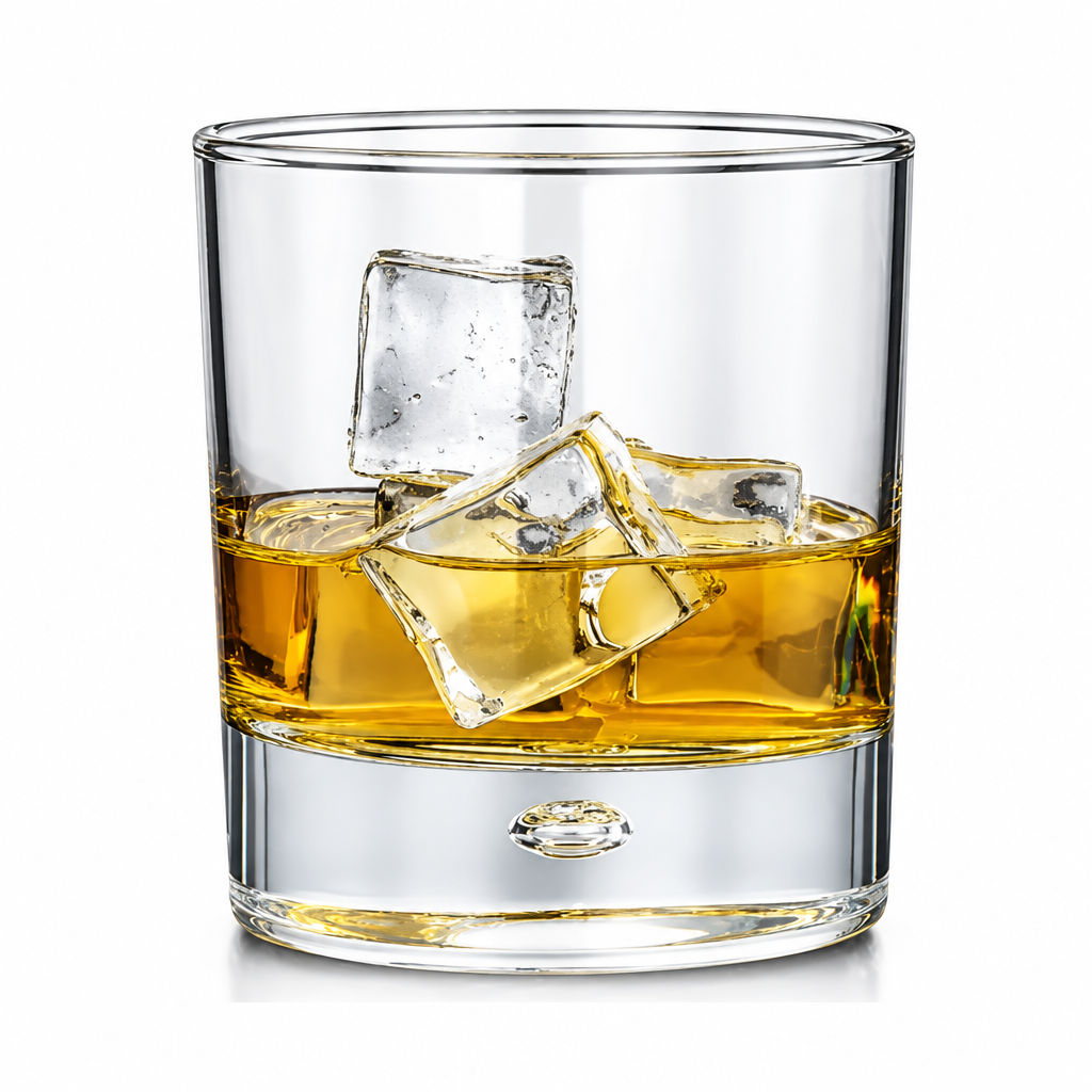 Bubble Based Whisky Tumblers - 330ml - Set of 6